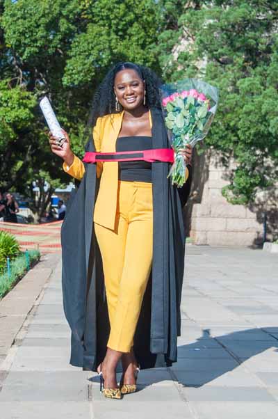 Ligunuba Muofhe, Graduation